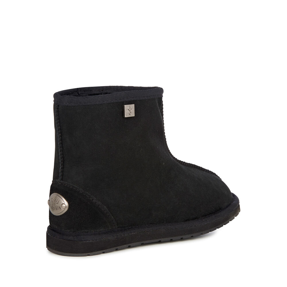 Emu Platinum Darwin Hausschuhe Herren Schwarz | IQDBJHO-65