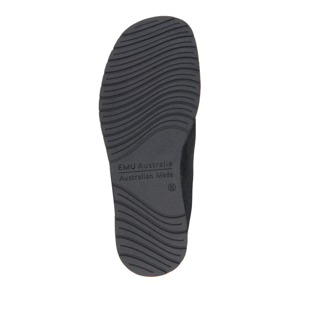 Emu Platinum Darwin Hausschuhe Herren Schwarz | IQDBJHO-65
