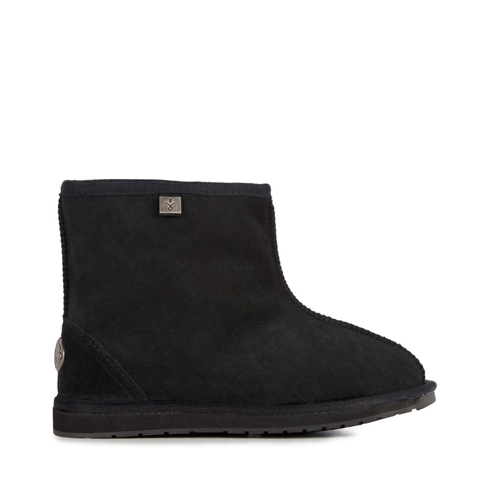 Emu Platinum Darwin Hausschuhe Herren Schwarz | IQDBJHO-65