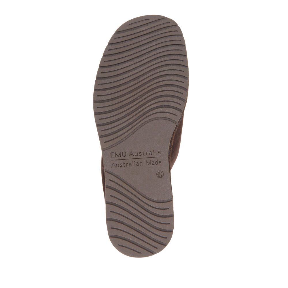 Emu Platinum Darwin Hausschuhe Herren Schokolade | ODJAGZY-26