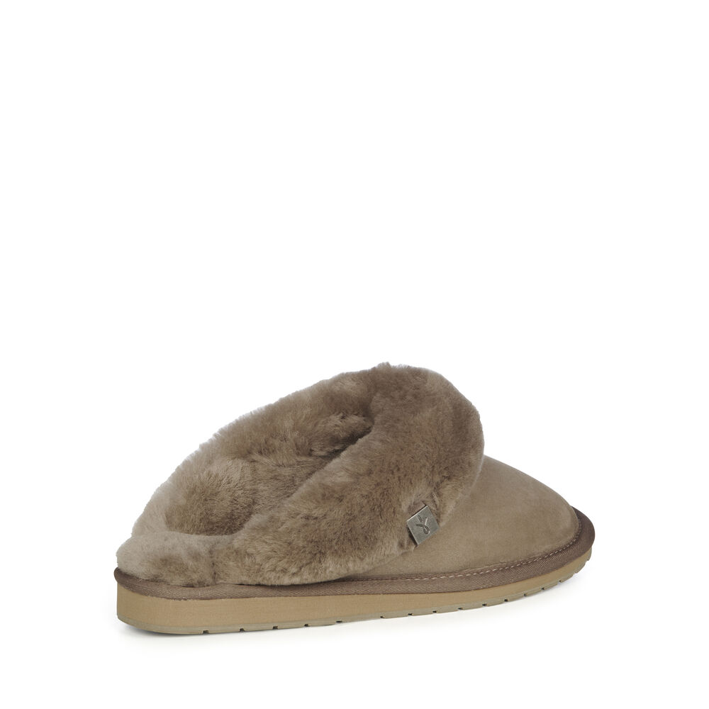 Emu Platinum Eden Hausschuhe Damen Khaki | GXHVYKQ-53