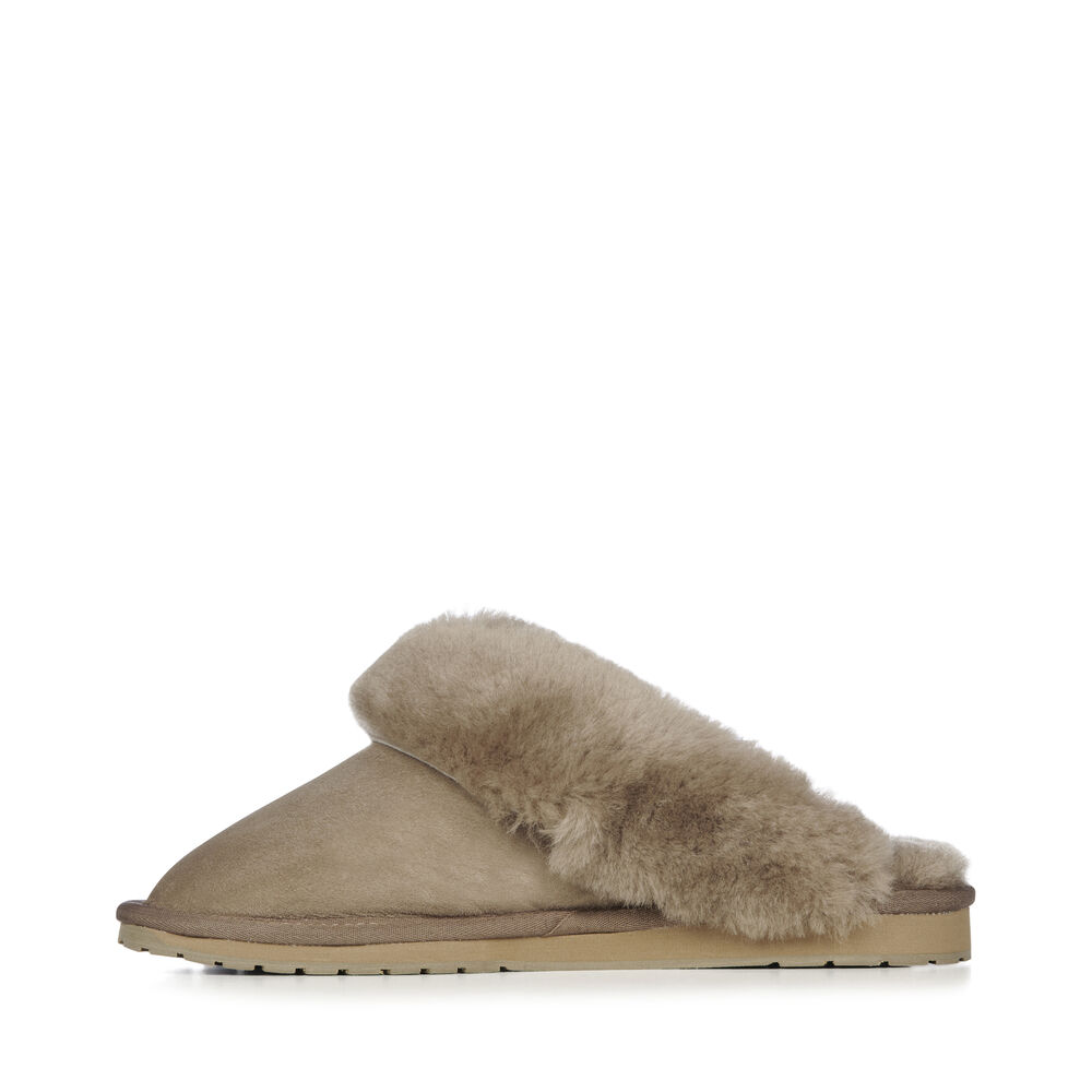 Emu Platinum Eden Hausschuhe Damen Khaki | GXHVYKQ-53