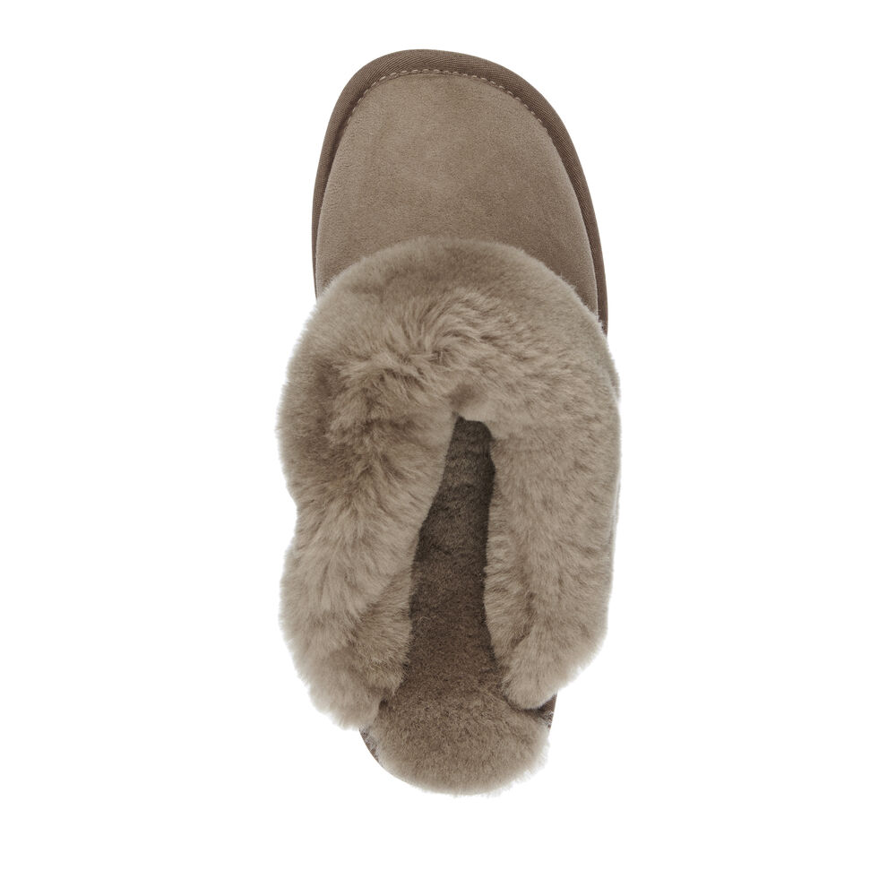 Emu Platinum Eden Hausschuhe Damen Khaki | GXHVYKQ-53