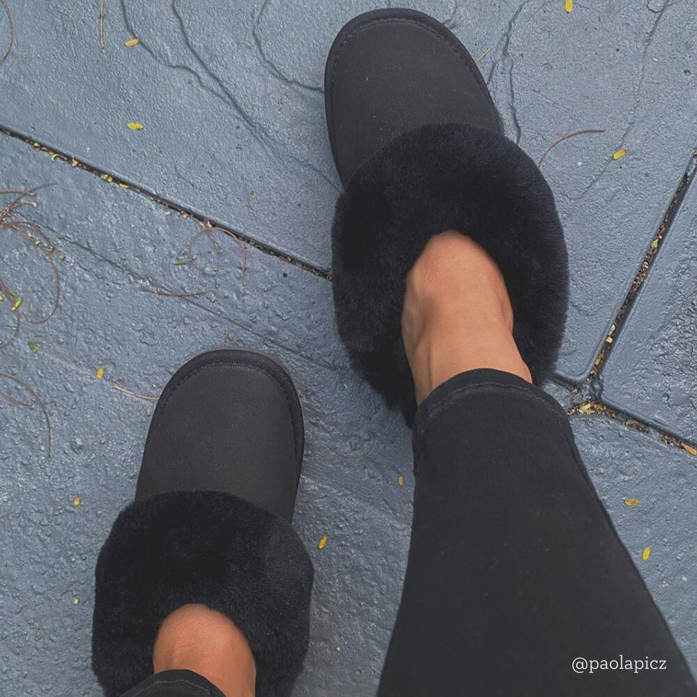 Emu Platinum Eden Hausschuhe Damen Schwarz | YOZAIEB-21