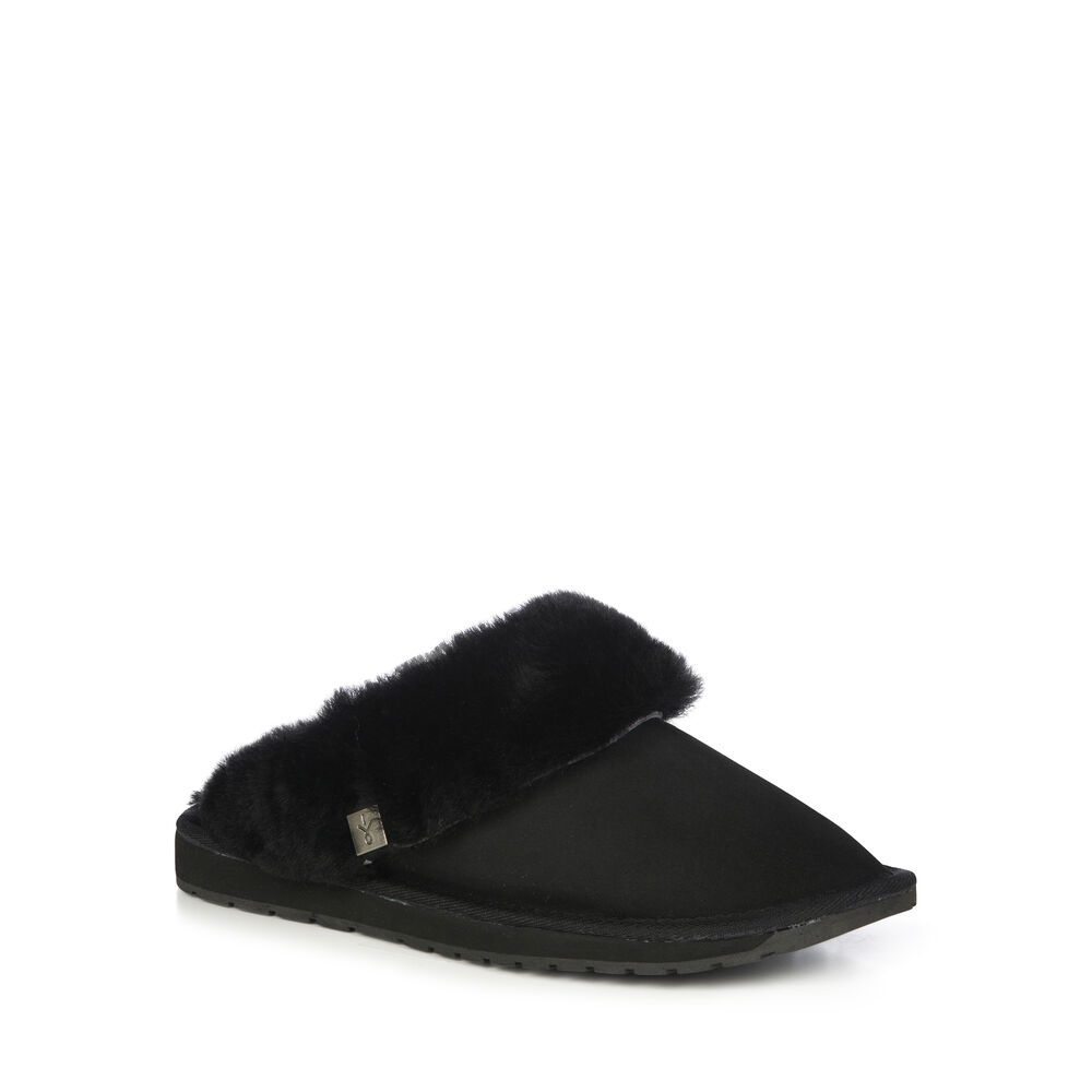 Emu Platinum Eden Hausschuhe Damen Schwarz | YOZAIEB-21