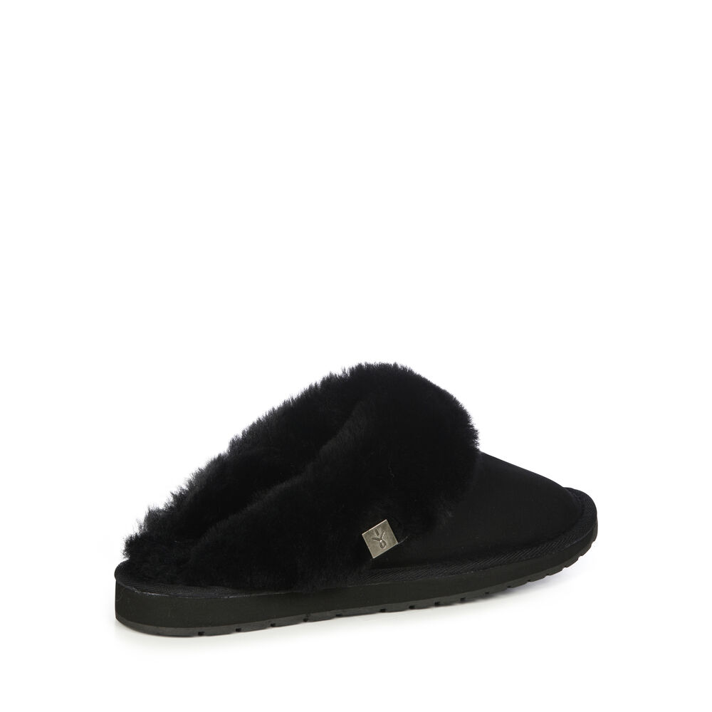 Emu Platinum Eden Hausschuhe Damen Schwarz | YOZAIEB-21