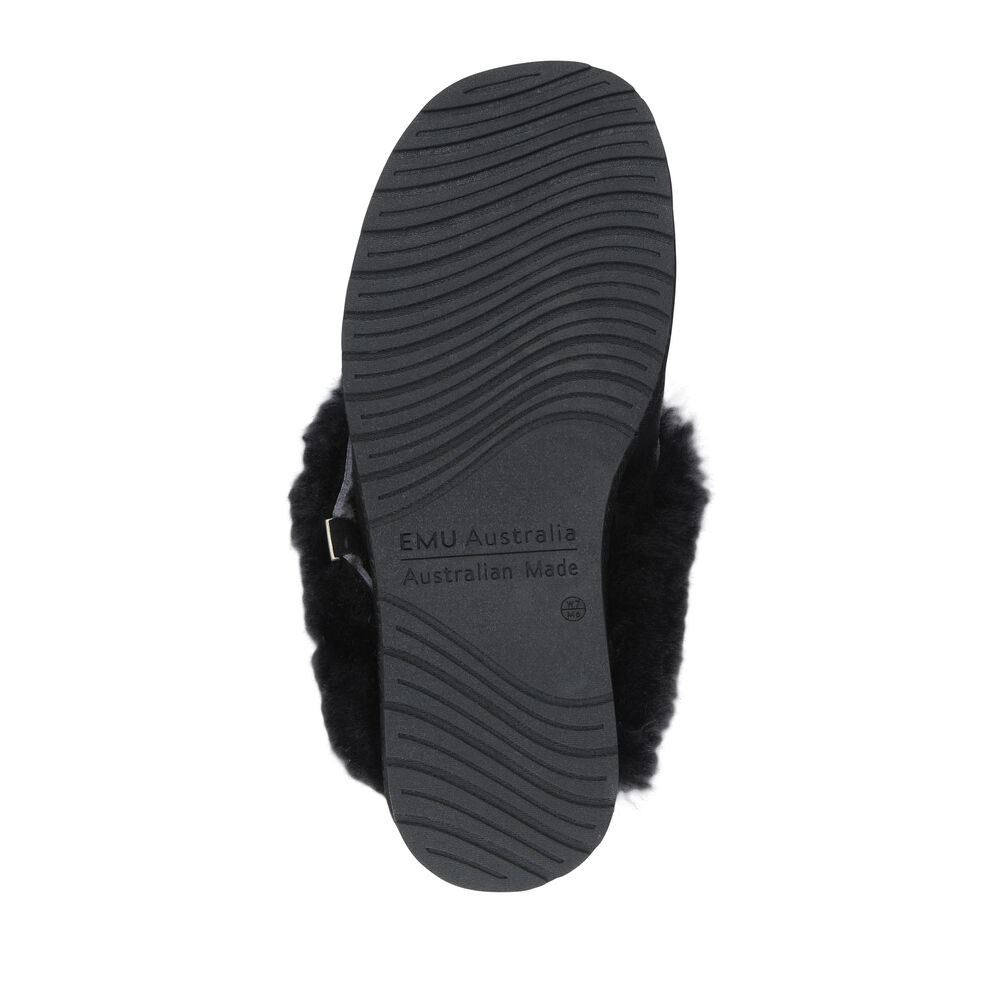 Emu Platinum Eden Hausschuhe Damen Schwarz | YOZAIEB-21