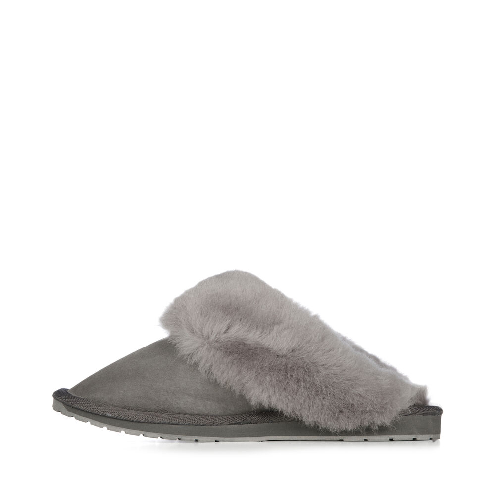 Emu Platinum Eden Hausschuhe Damen Tiefesgrau | GFNPYAD-15