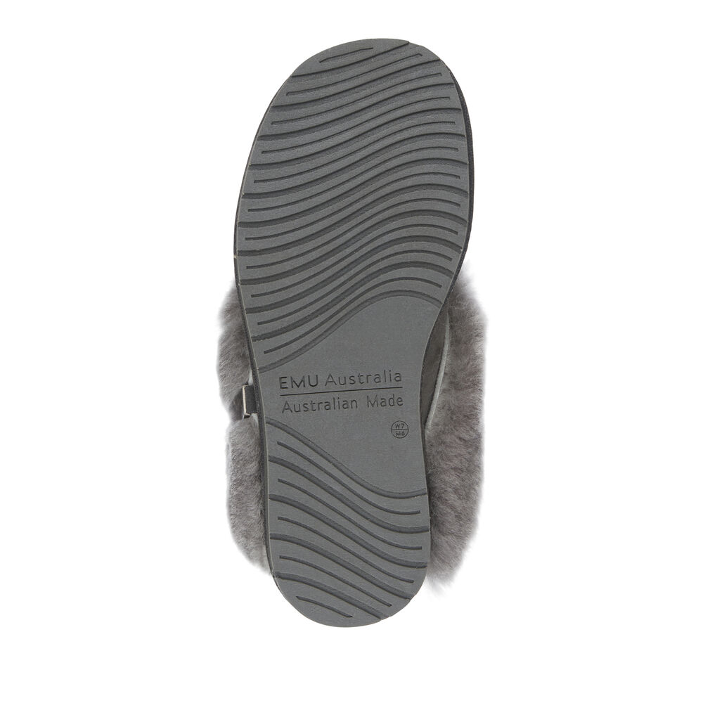 Emu Platinum Eden Hausschuhe Damen Tiefesgrau | GFNPYAD-15