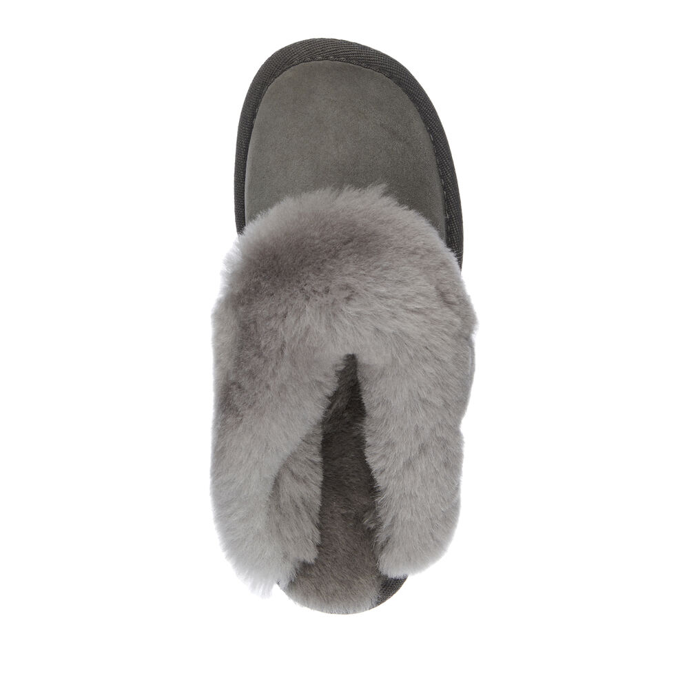 Emu Platinum Eden Hausschuhe Damen Tiefesgrau | GFNPYAD-15