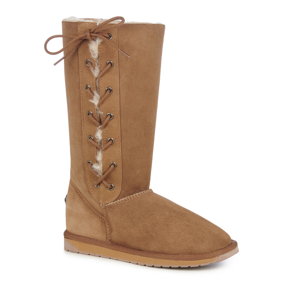 Emu Platinum Hi Spitze Stiefel Damen Braun | WALEJDK-59