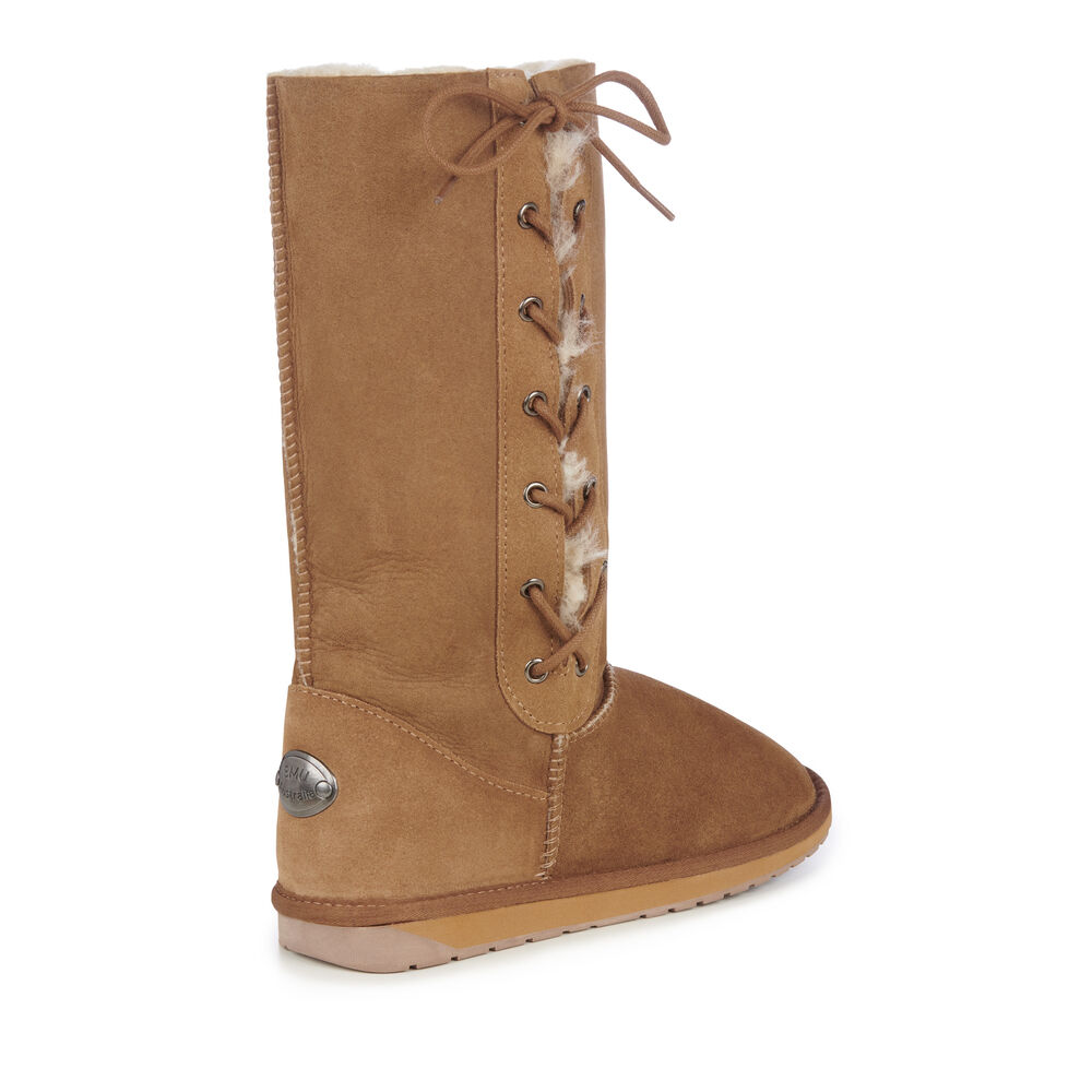 Emu Platinum Hi Spitze Stiefel Damen Braun | WALEJDK-59