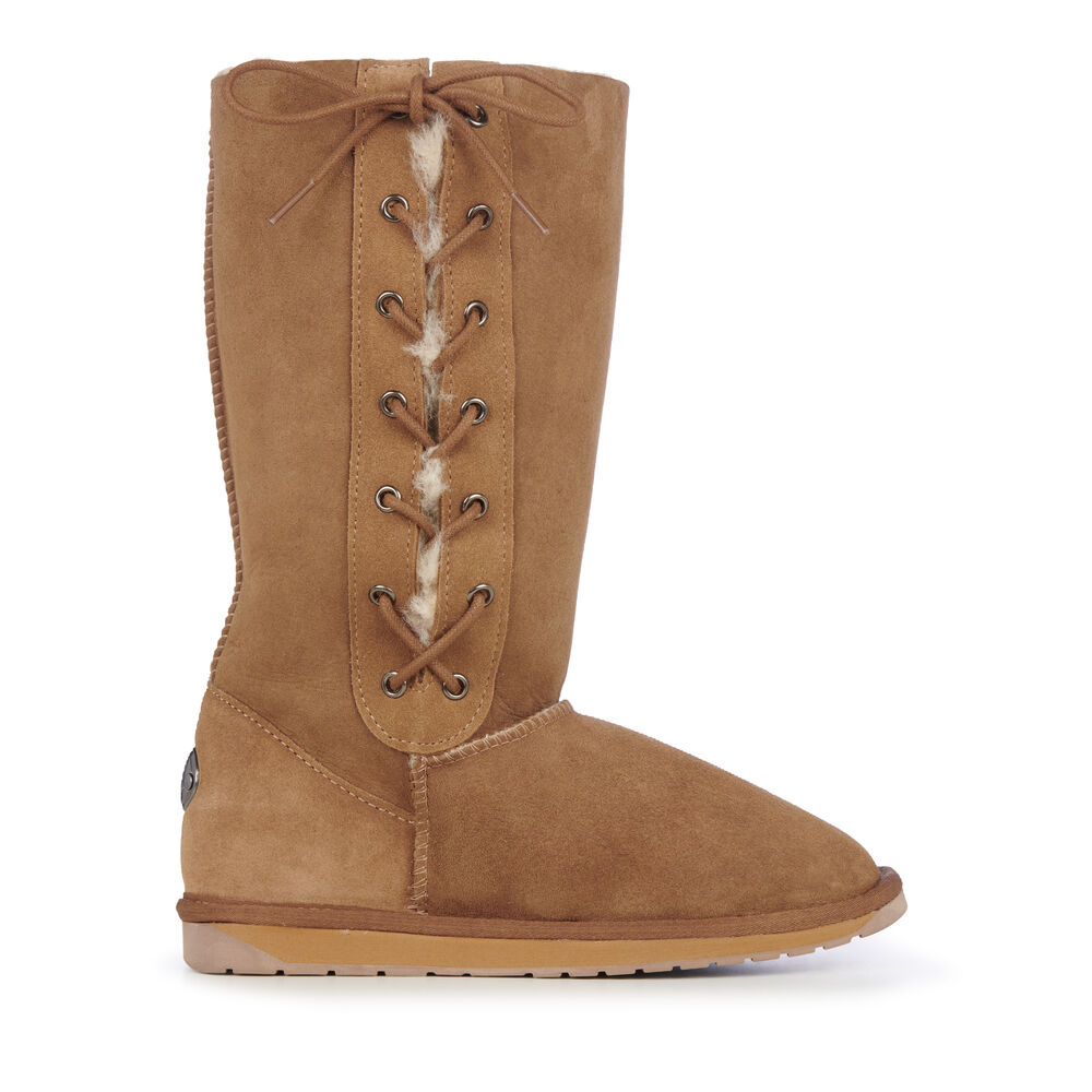 Emu Platinum Hi Spitze Stiefel Damen Braun | WALEJDK-59