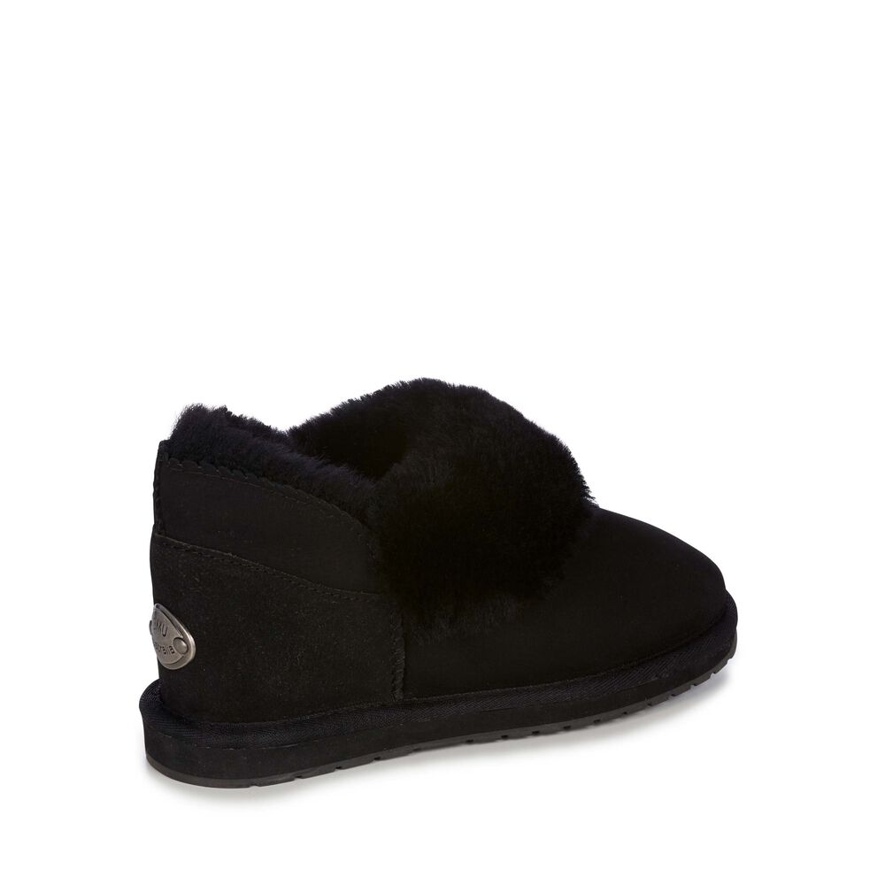 Emu Platinum Mintaro Hausschuhe Damen Schwarz | KCQJVXR-19