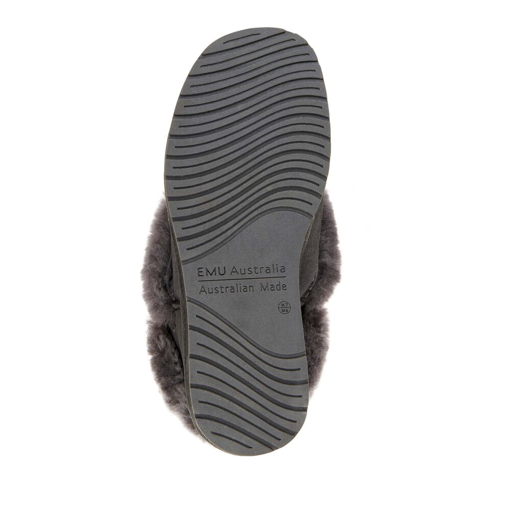 Emu Platinum Mintaro Hausschuhe Damen Tiefesgrau | KECIWDT-18