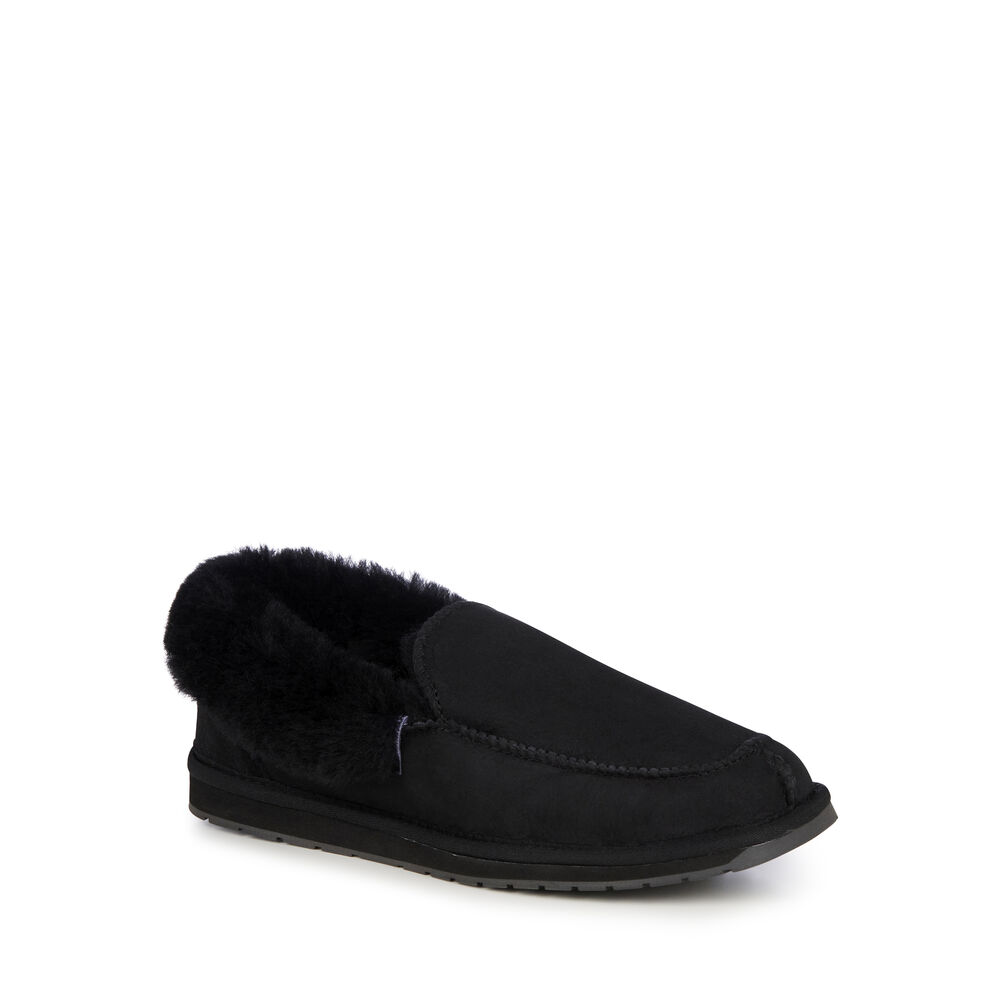 Emu Platinum Murray Hausschuhe Herren Schwarz | QZYEGAX-12