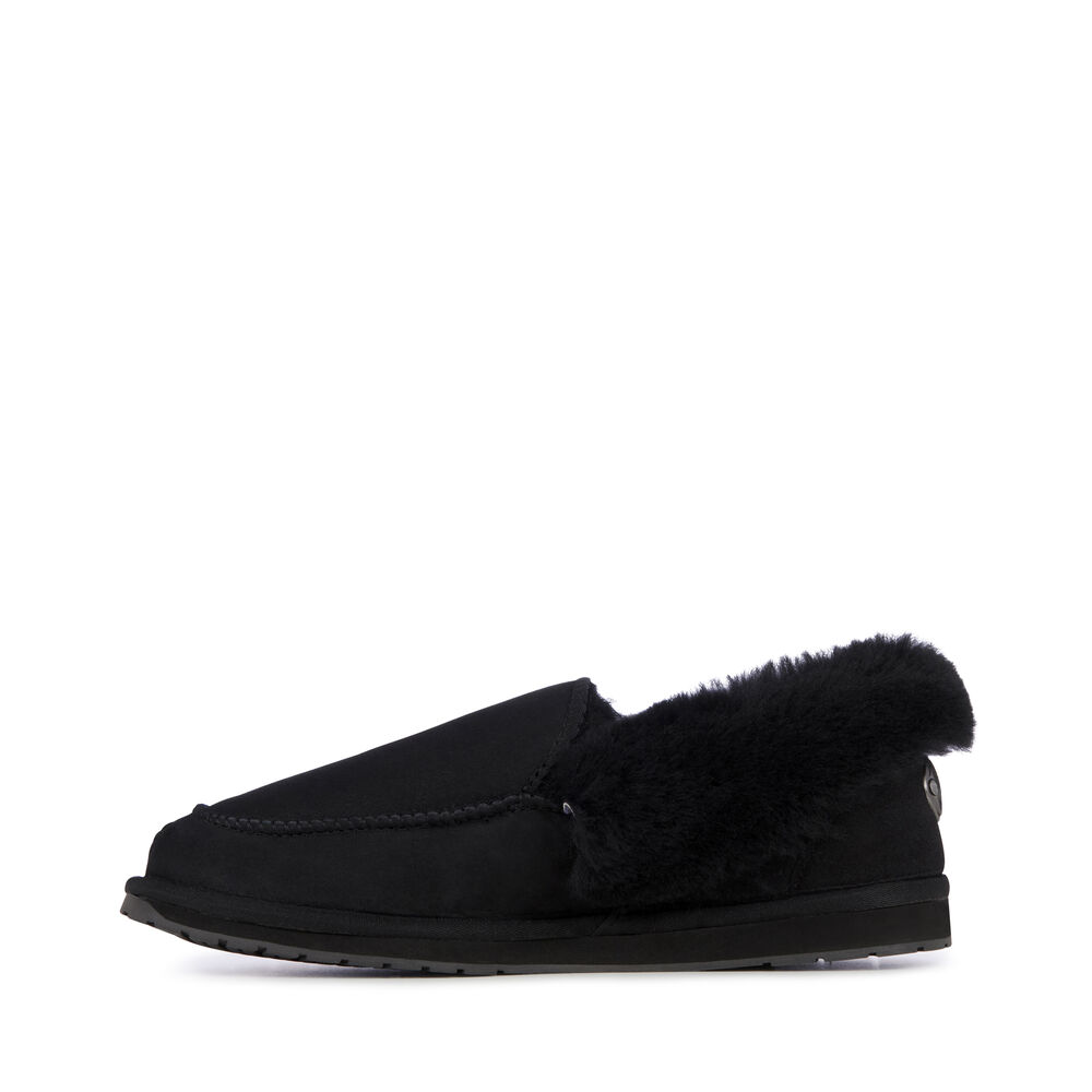 Emu Platinum Murray Hausschuhe Herren Schwarz | QZYEGAX-12
