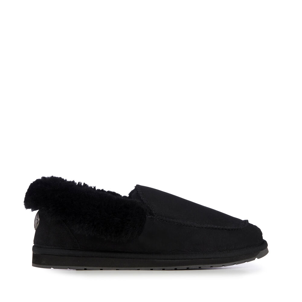Emu Platinum Murray Hausschuhe Herren Schwarz | QZYEGAX-12