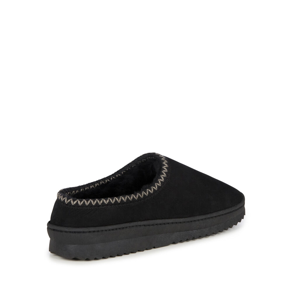 Emu Platinum Outback Scuff Hausschuhe Herren Schwarz | NAQVYUJ-94