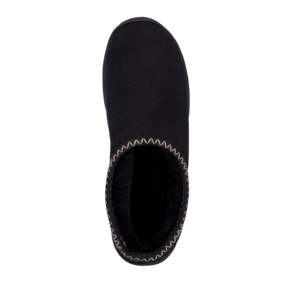 Emu Platinum Outback Scuff Hausschuhe Herren Schwarz | NAQVYUJ-94