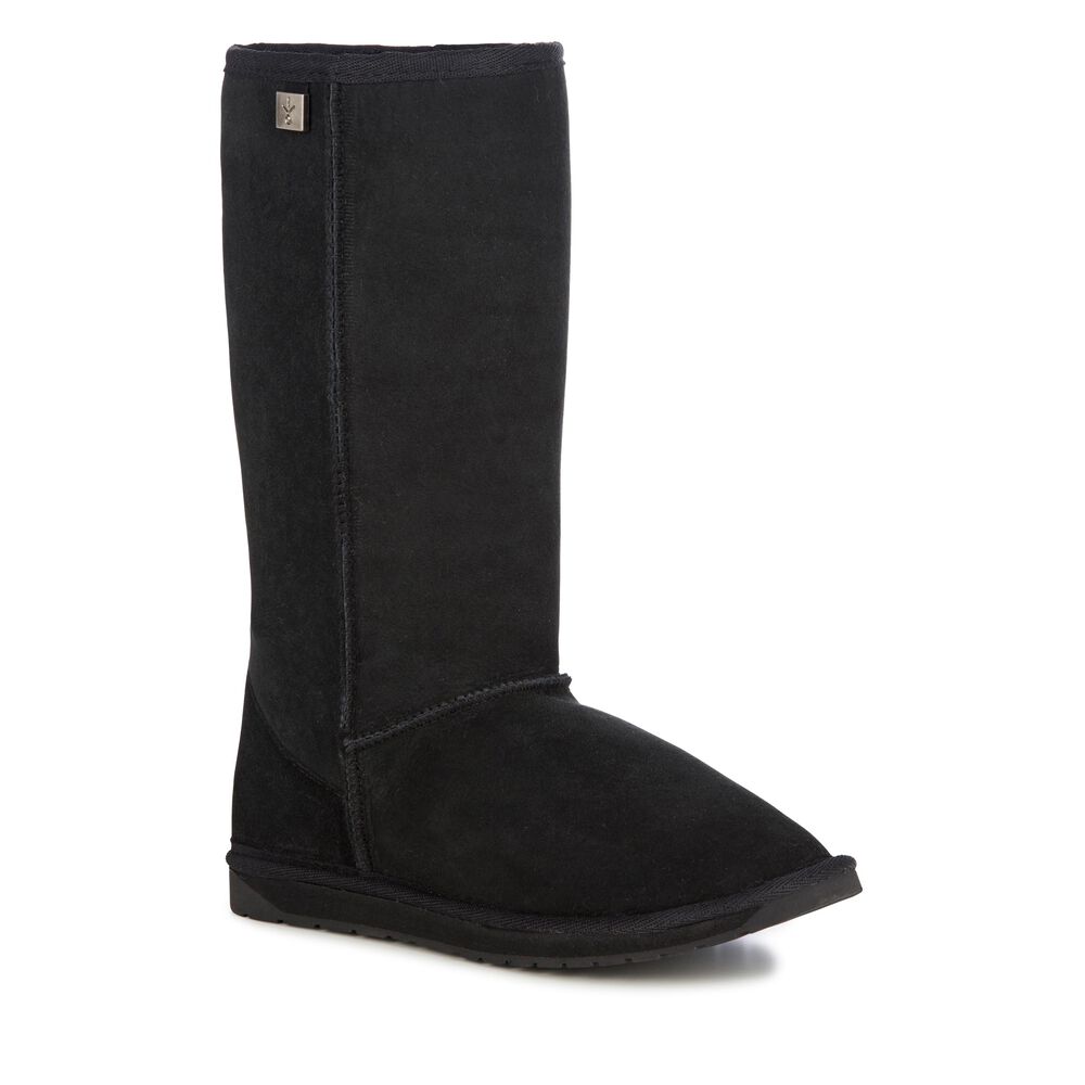 Emu Platinum Stinger Hi Stiefel Damen Schwarz | CZOFBLE-16