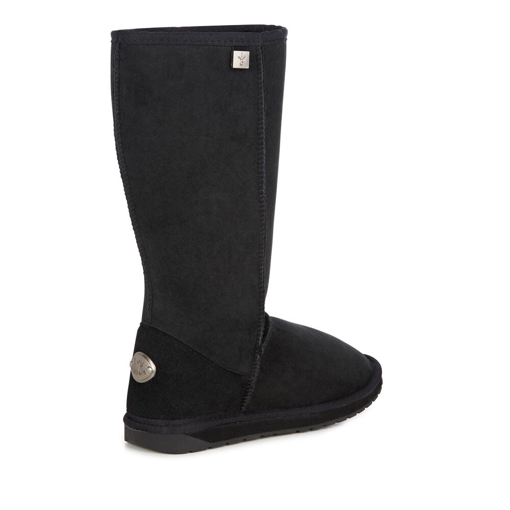Emu Platinum Stinger Hi Stiefel Damen Schwarz | CZOFBLE-16