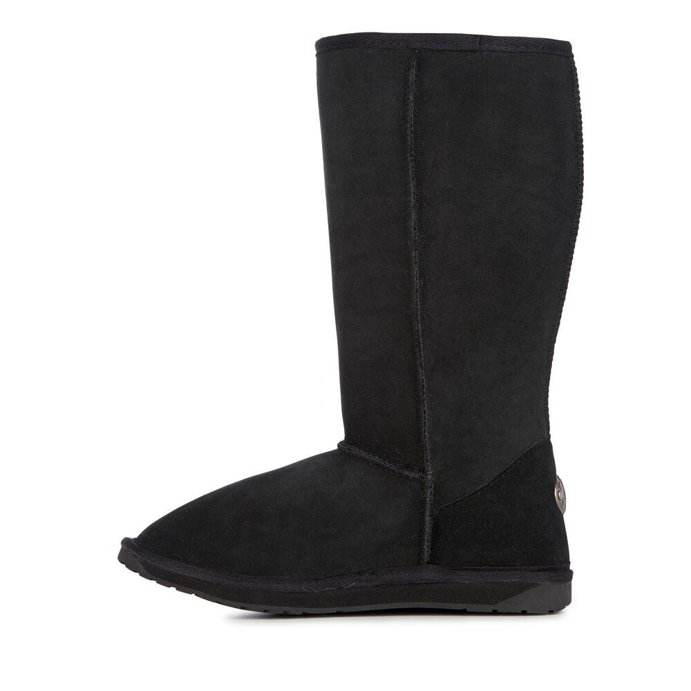 Emu Platinum Stinger Hi Stiefel Damen Schwarz | CZOFBLE-16