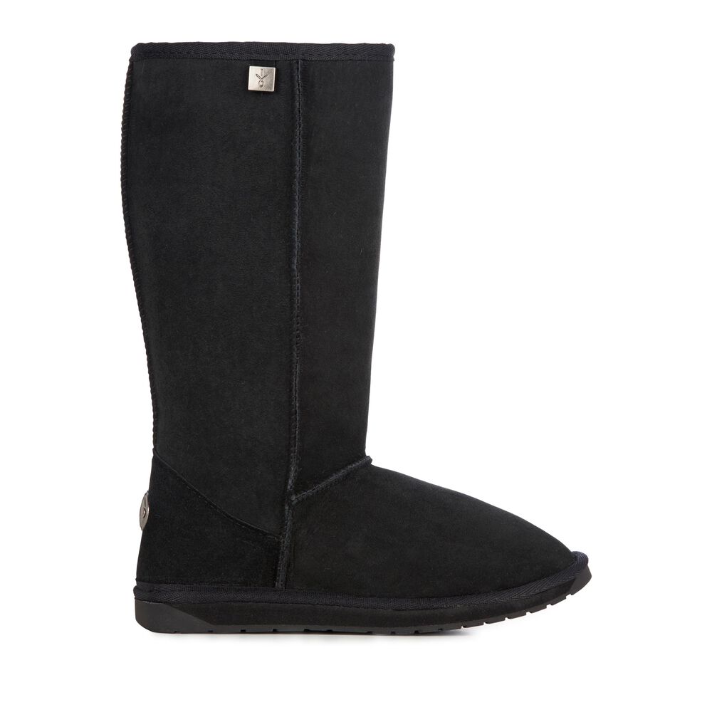 Emu Platinum Stinger Hi Stiefel Damen Schwarz | CZOFBLE-16