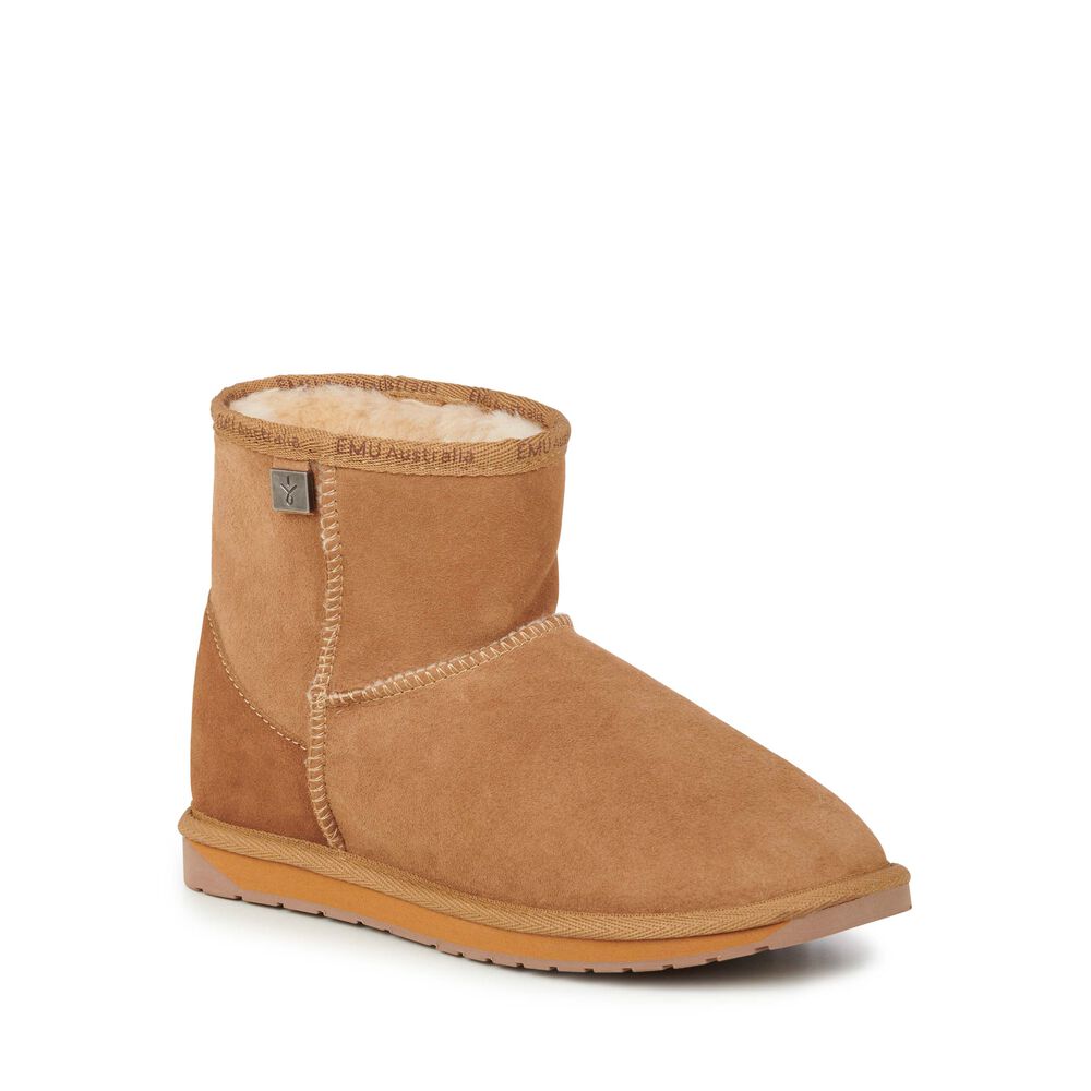 Emu Platinum Stinger Mini Stiefel Damen Braun | DKUVPXQ-36