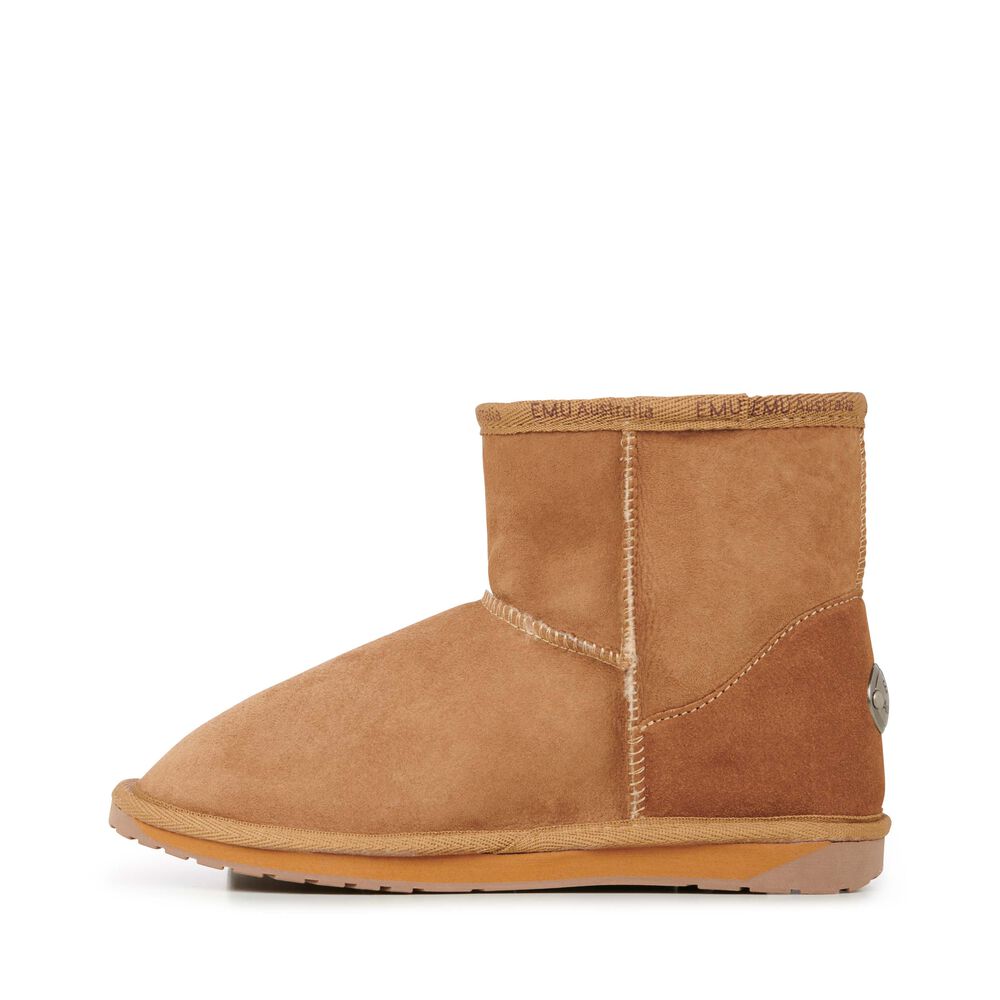 Emu Platinum Stinger Mini Stiefel Damen Braun | DKUVPXQ-36