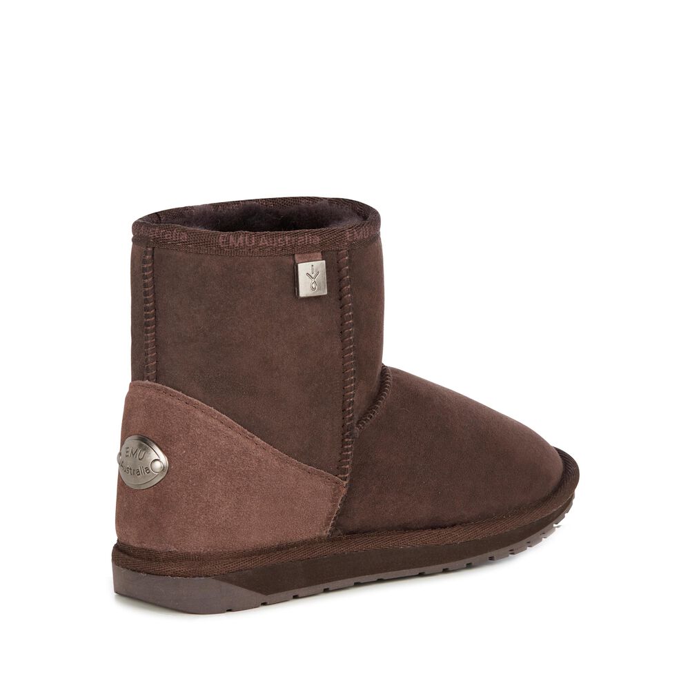 Emu Platinum Stinger Mini Stiefel Damen Schokolade | QGTVDAL-20