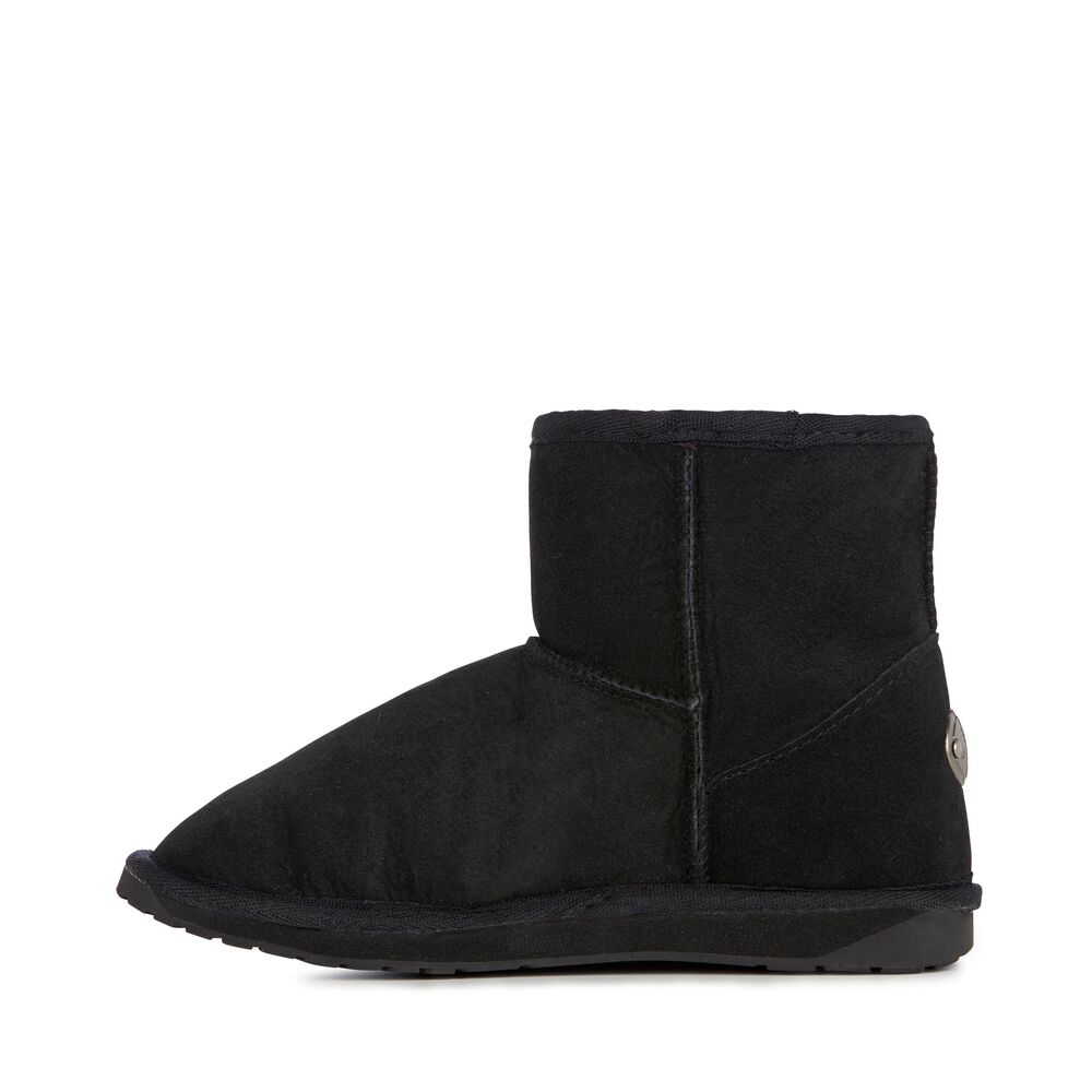 Emu Platinum Stinger Mini Stiefel Damen Schwarz | QHFTKBJ-21