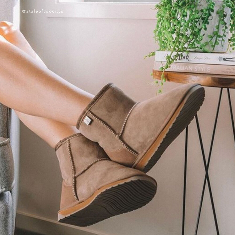 Emu Platinum Stinger Mini Stiefel Damen Khaki | WVYOGMN-70