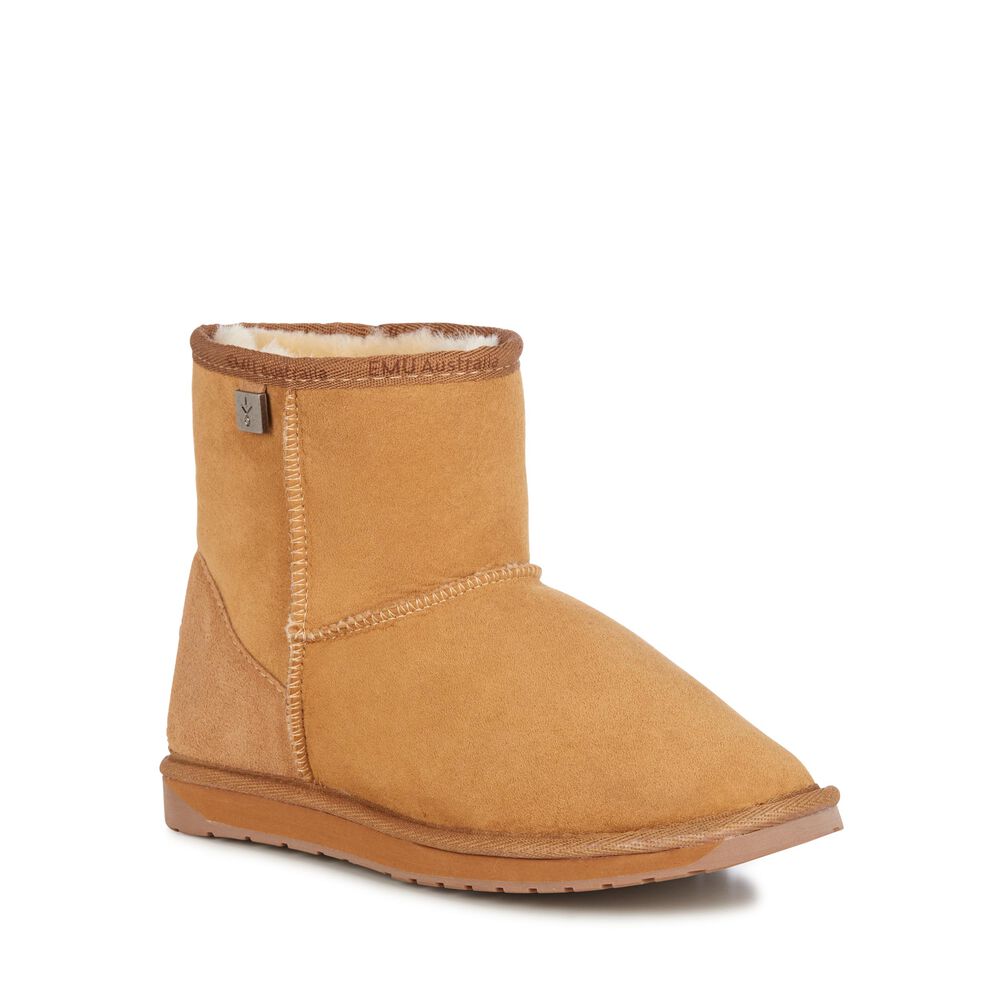 Emu Platinum Stinger Mini Stiefel Herren Braun | LICQFRJ-87