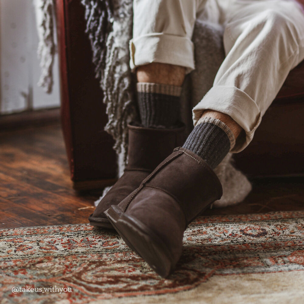 Emu Platinum Stinger Mini Stiefel Herren Schokolade | PFVEQLX-46