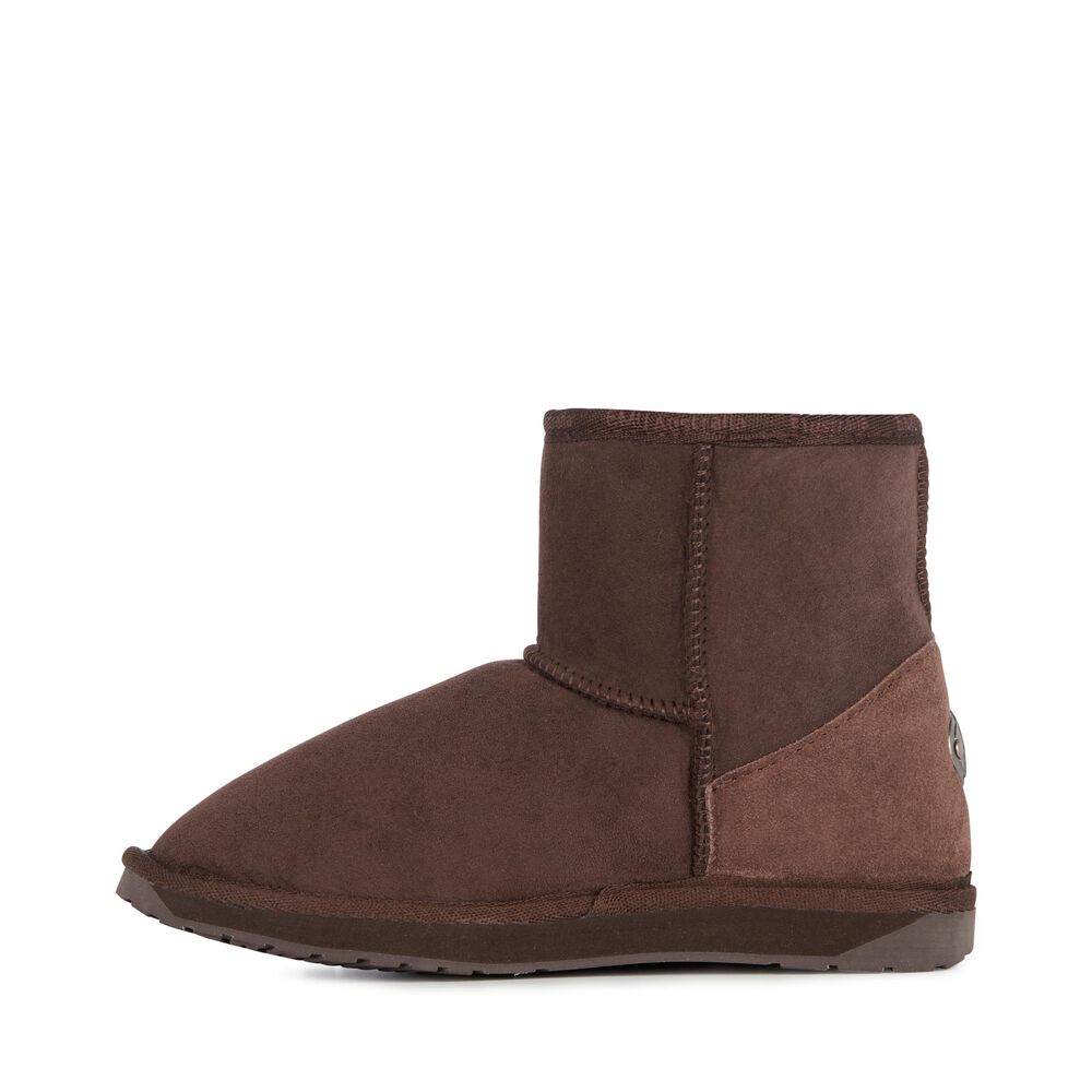Emu Platinum Stinger Mini Stiefel Herren Schokolade | PFVEQLX-46