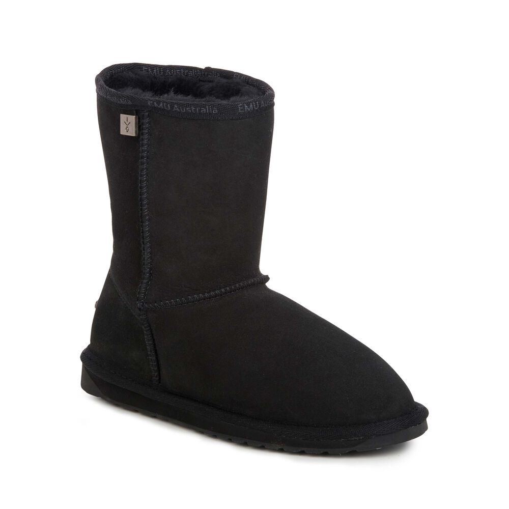 Emu Platinum Stinger Slim Lo Stiefel Damen Schwarz | BJWXFAR-76