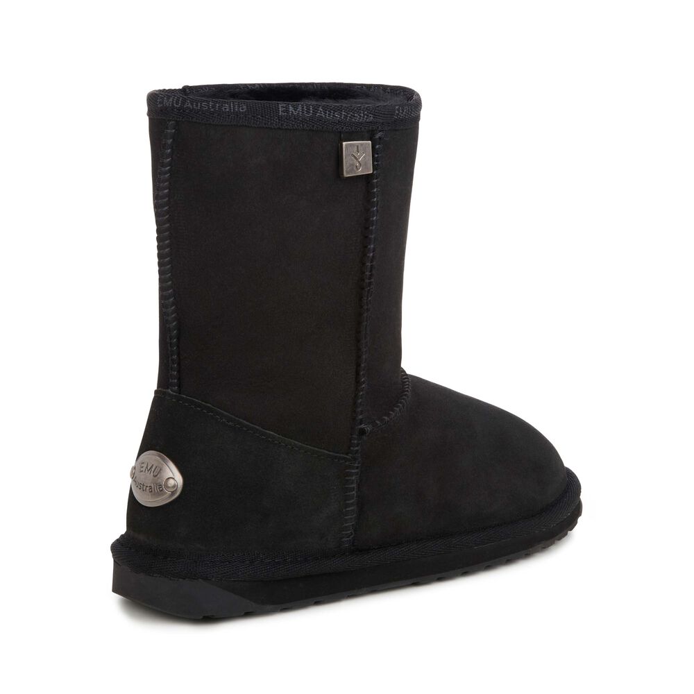 Emu Platinum Stinger Slim Lo Stiefel Damen Schwarz | BJWXFAR-76