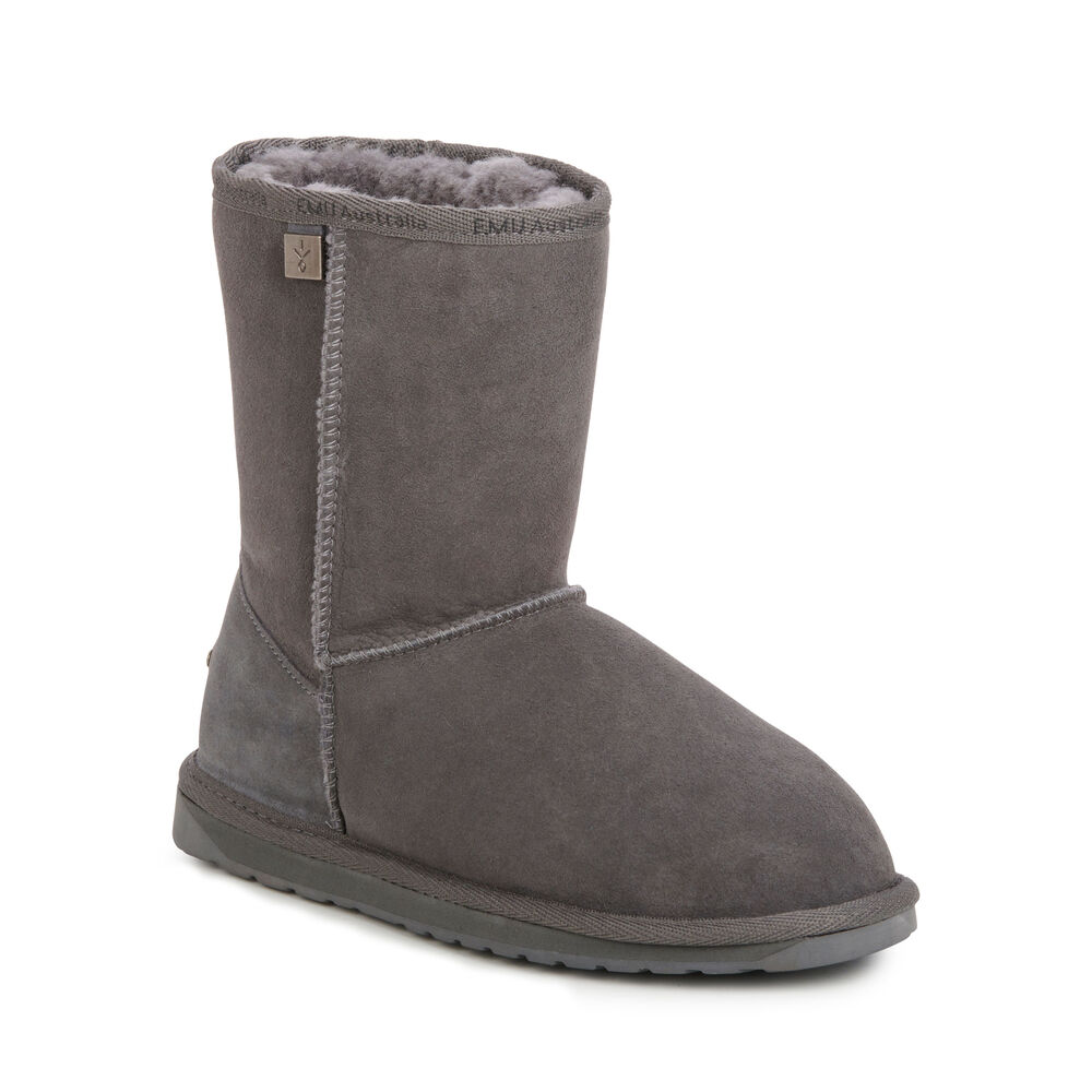 Emu Platinum Stinger Slim Lo Stiefel Damen Tiefesgrau | OVRMCJI-07