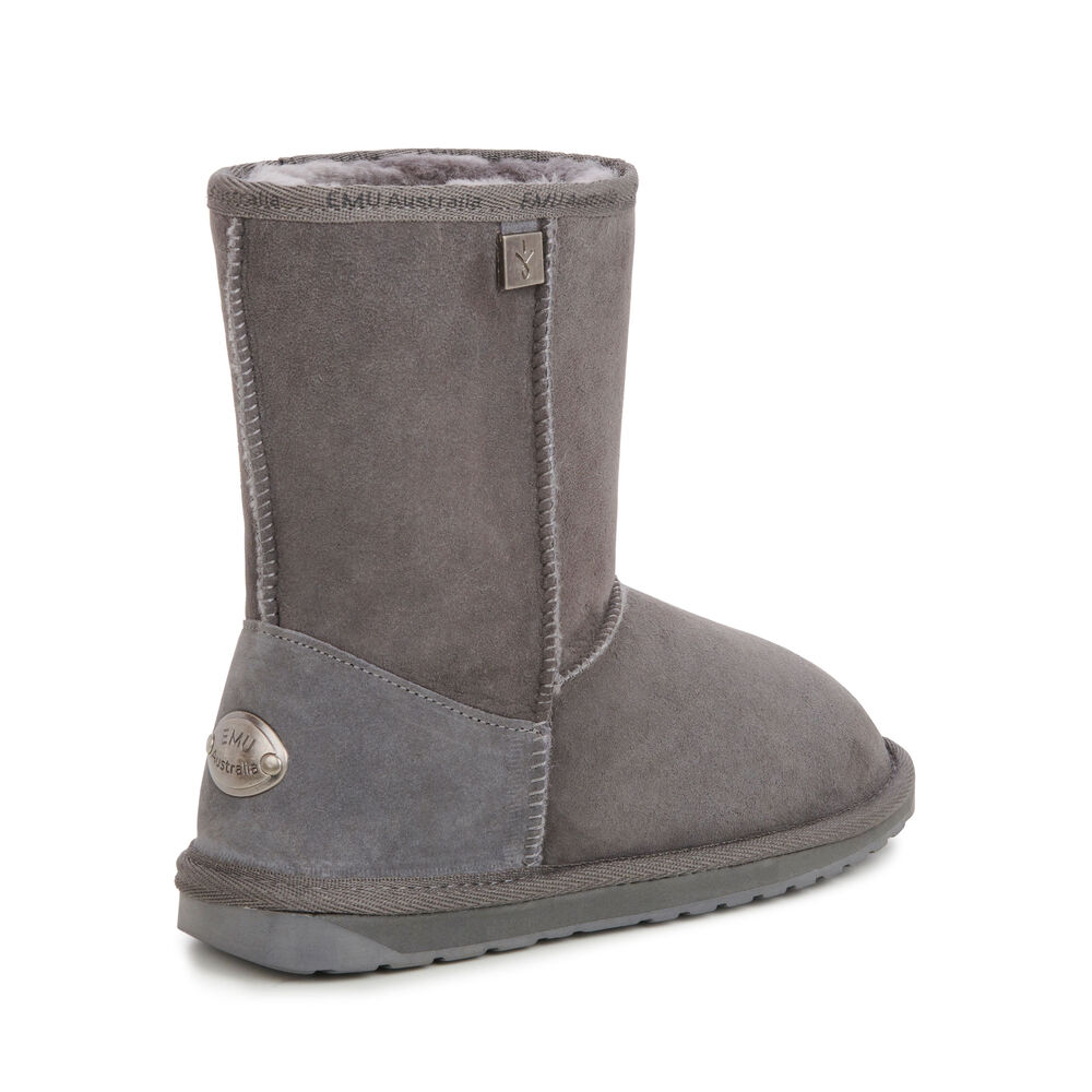 Emu Platinum Stinger Slim Lo Stiefel Damen Tiefesgrau | OVRMCJI-07