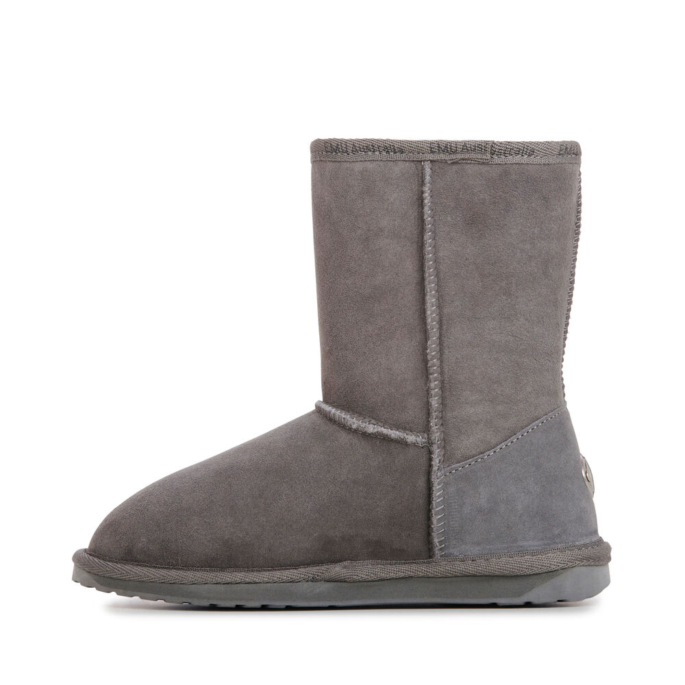 Emu Platinum Stinger Slim Lo Stiefel Damen Tiefesgrau | OVRMCJI-07