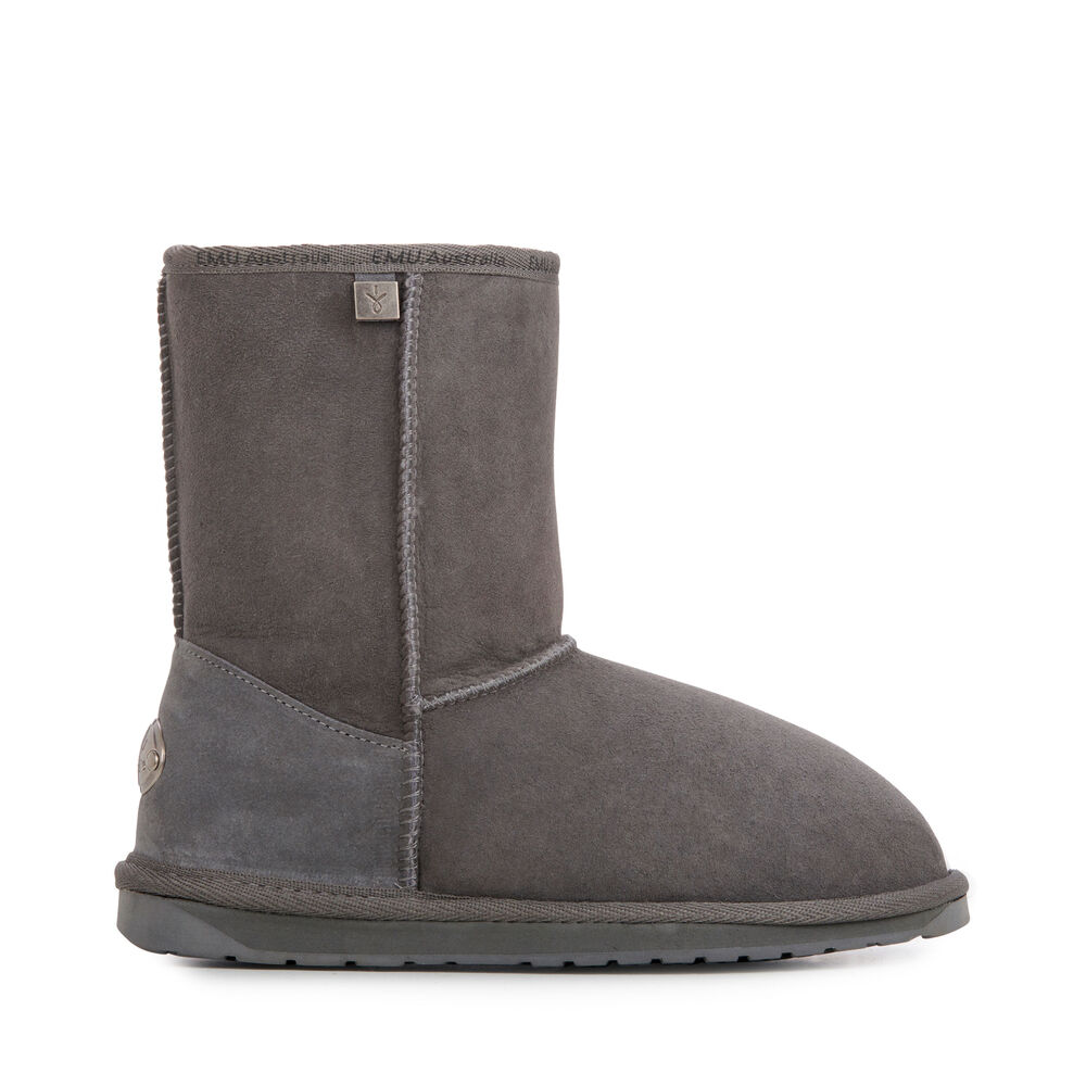 Emu Platinum Stinger Slim Lo Stiefel Damen Tiefesgrau | OVRMCJI-07