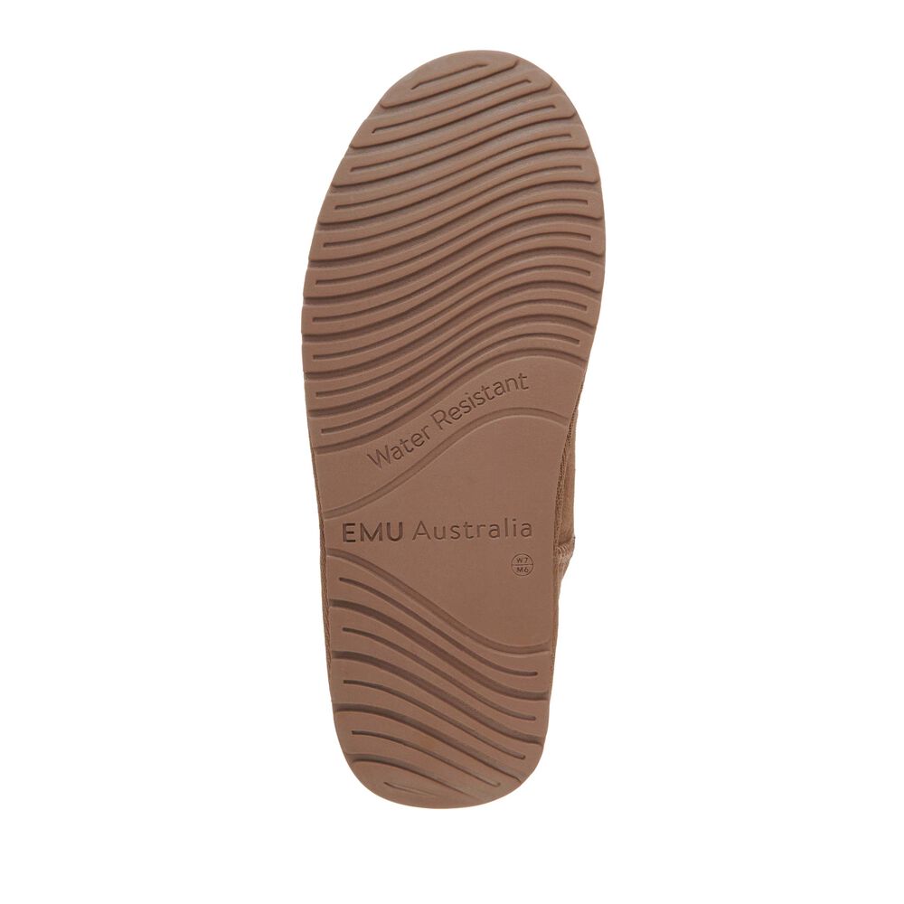 Emu Platinum Stinger Slim Mini Stiefel Damen Khaki | ANFUJLE-08