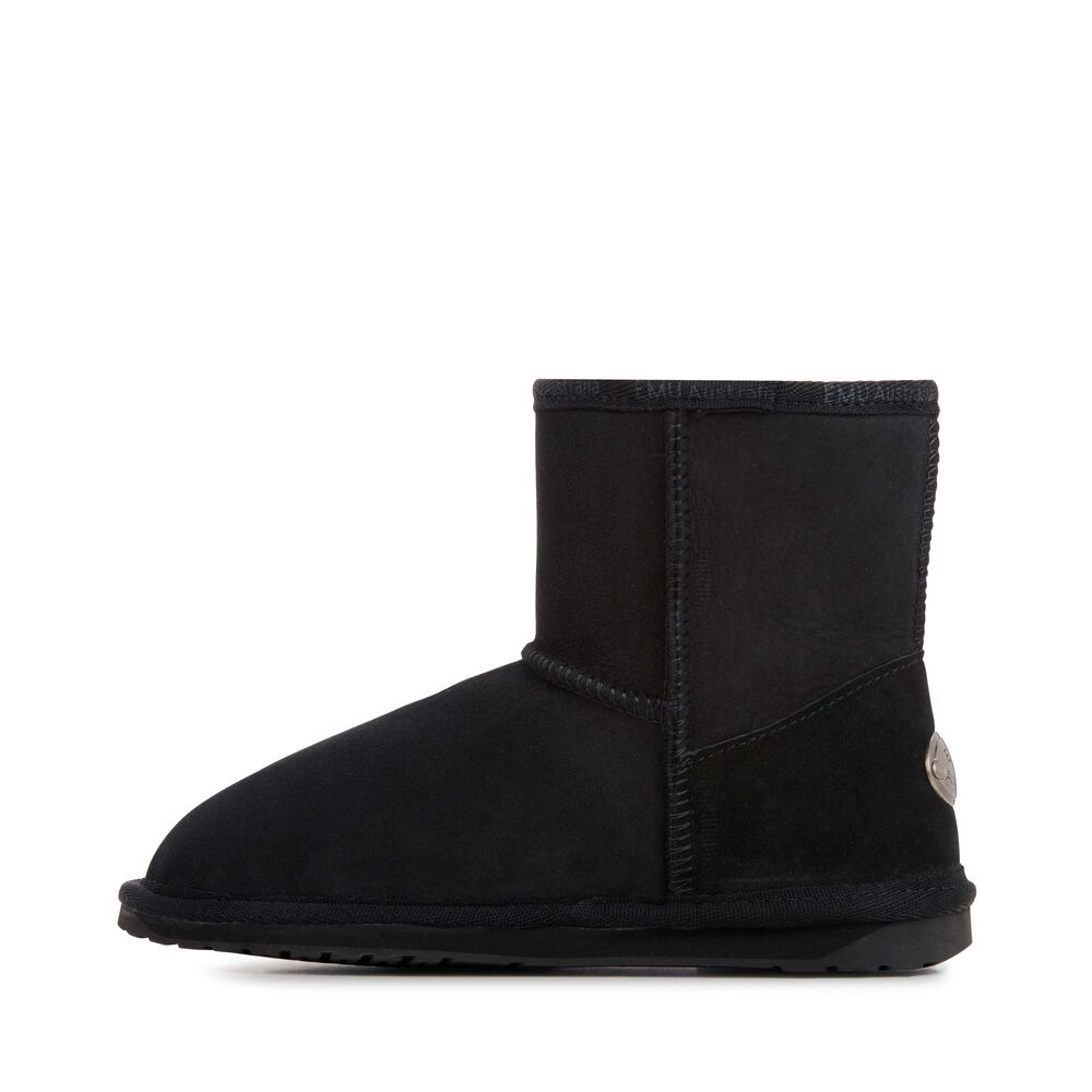 Emu Platinum Stinger Slim Mini Stiefel Damen Schwarz | LEHQIJD-40