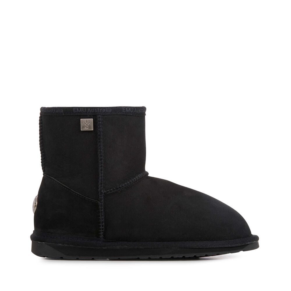 Emu Platinum Stinger Slim Mini Stiefel Damen Schwarz | LEHQIJD-40