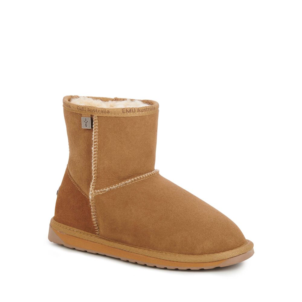 Emu Platinum Stinger Slim Mini Stiefel Damen Braun | LUPAJFK-74