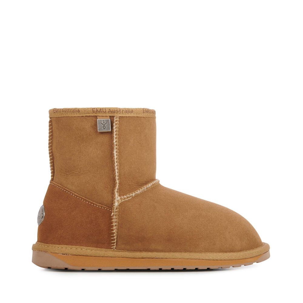 Emu Platinum Stinger Slim Mini Stiefel Damen Braun | LUPAJFK-74