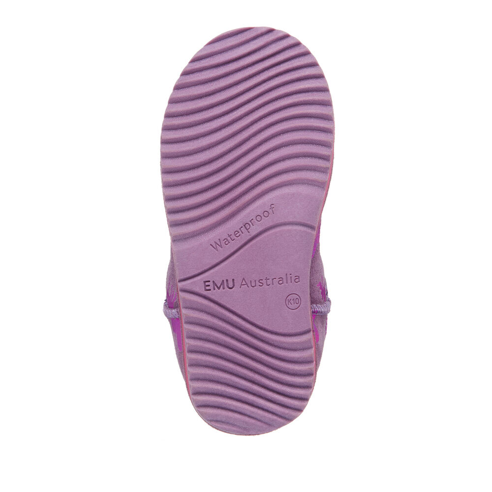 Emu Rainbow Unicorn Brumby Stiefel Kinder Lila | OUHGMPR-04