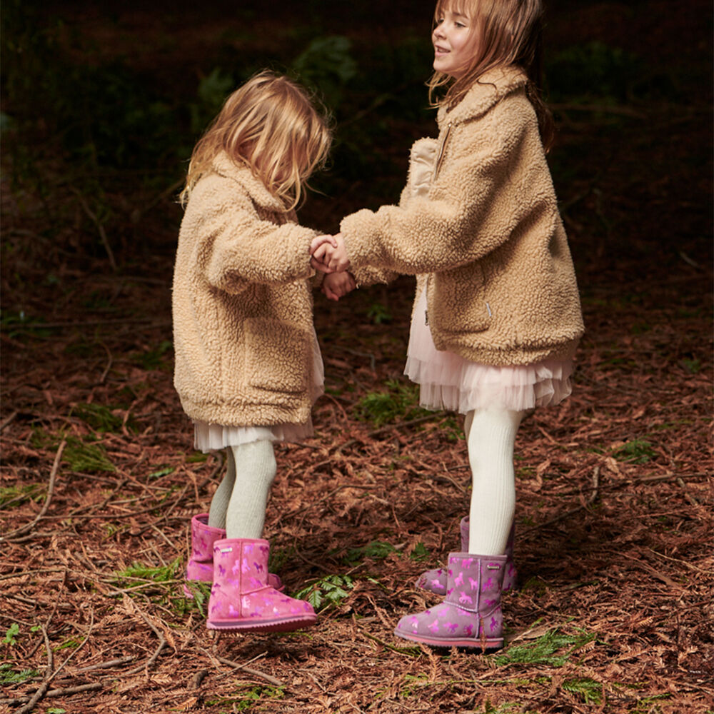 Emu Rainbow Unicorn Brumby Stiefel Kinder Tiefesrosa | VQBMASX-06