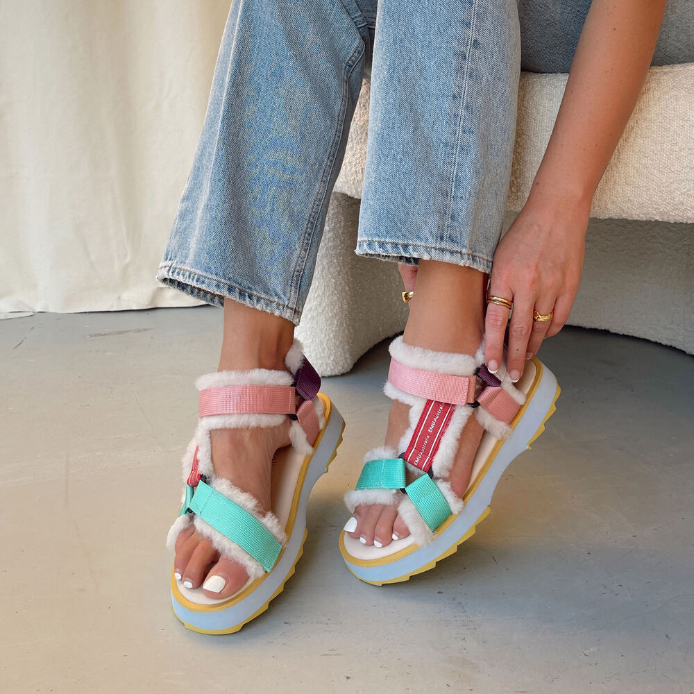 Emu Raven Sandalen Damen Mehrfarbig | TFBKOHM-81